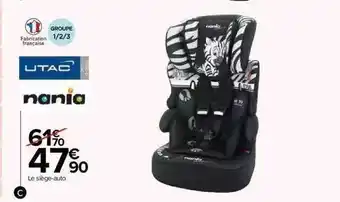 Carrefour Siège-auto nania offre
