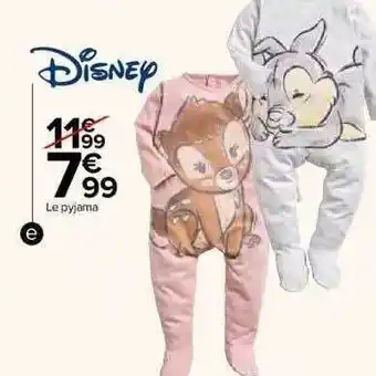 Carrefour Pyjama disney offre