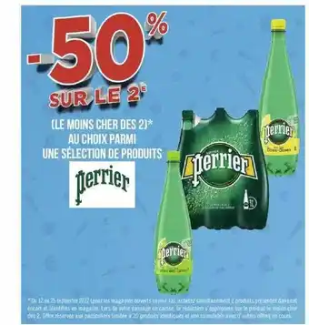 Géant Casino Produits perrier offre