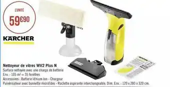 Géant Casino Nettoyeur de vitres wv2 plus n kärcher offre