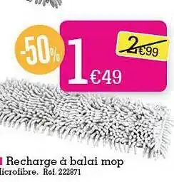Kandy Recharge à balai mop offre