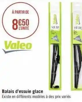 Géant Casino Balais d'essuie glace valeo offre