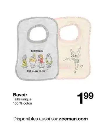 Zeeman Bavoir offre