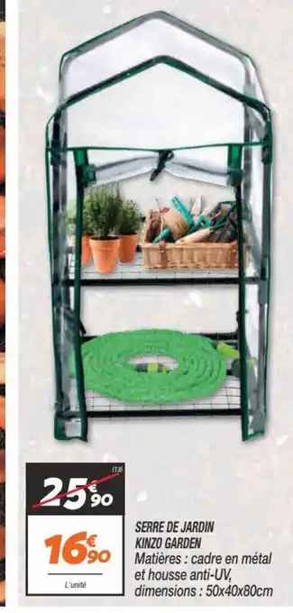 Netto Serre de Jardin Kinzo Garden offre