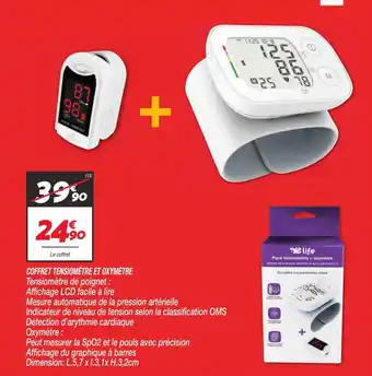 Netto Coffret Tensionmètre et Oxynètre offre