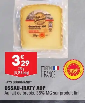 ALDI Ossau-Iraty AOP offre
