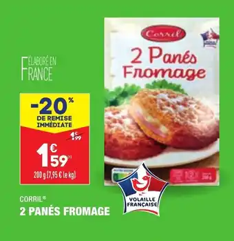 ALDI 2 Panés Fromage offre