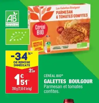 ALDI Galettes Boulgour offre