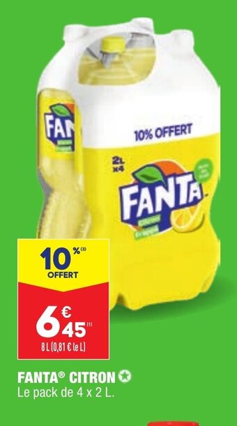 ALDI Fanta citron offre