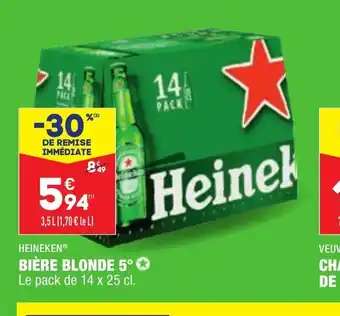 ALDI Heineken Bière Blonde offre