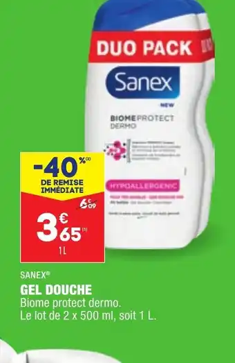 ALDI Sanex Gel Douche offre