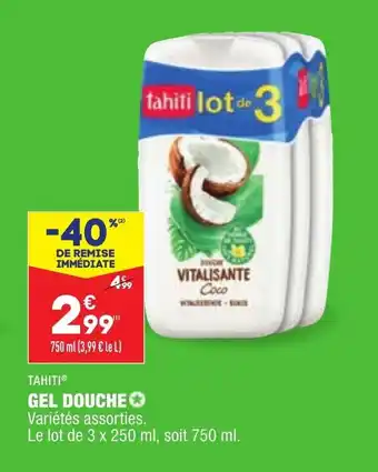 ALDI Tahiti Gel Douche offre