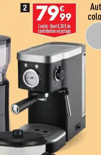 ALDI Machine à Expresso offre
