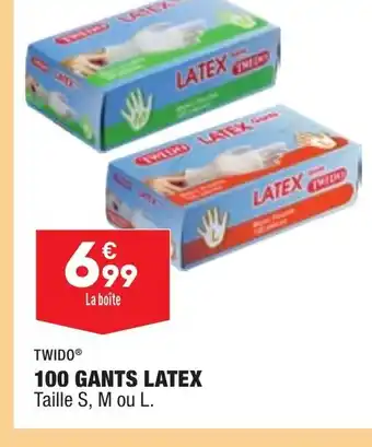 ALDI 100 Gants Latex offre