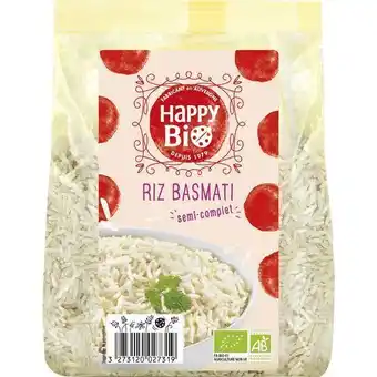 Auchan Supermarché Riz basmati semi complet bio happy bio offre