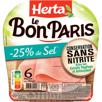Auchan Supermarché Jambon le bon paris herta offre