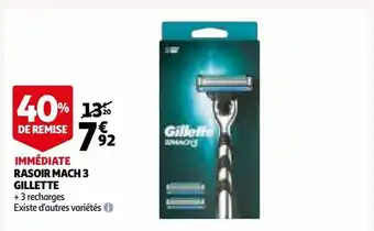 Rasoir mach 3 gillette