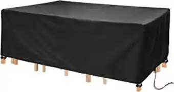 Amazon Landrip housse de jardin table, bache protection table jardin imperméable, housse salon de jardin exterieur rectangulaire,... offre