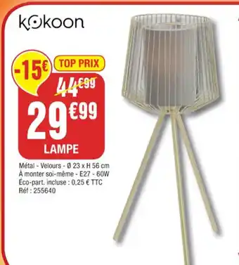 La Foir'Fouille Lampe offre