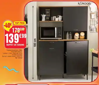 La Foir'Fouille Buffet de Cuisine offre