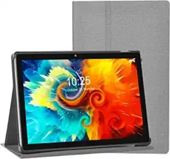 Amazon Tablette tactile 10 pouces,brillar android 10 tablette,4+64 gb,version wi-fi (gris,sans montre) offre