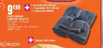 La Foir'Fouille Pack Cadeau Linge de Toilette offre