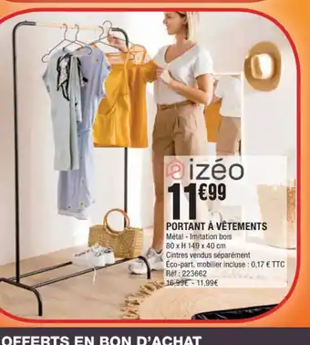 La Foir'Fouille Portant à vêtements offre
