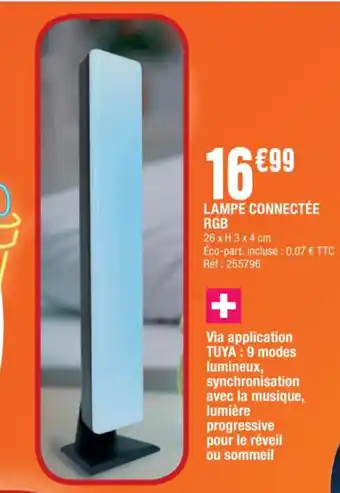 La Foir'Fouille Lampe Connectée RGB offre