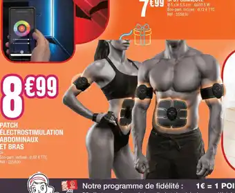 Patch électrostimulation Abdominaux Et Bras
