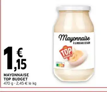 Intermarché Mayonnaise Top Budget offre