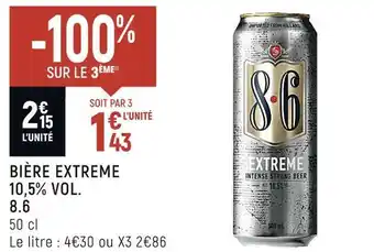 Spar Bière 8.6 bière extreme 10,5% vol. offre