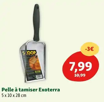 Maxi Zoo Exoterra pelle à tamiser offre