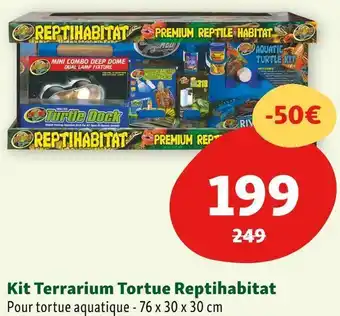 Maxi Zoo Reptihabitat kit terrarium tortue offre
