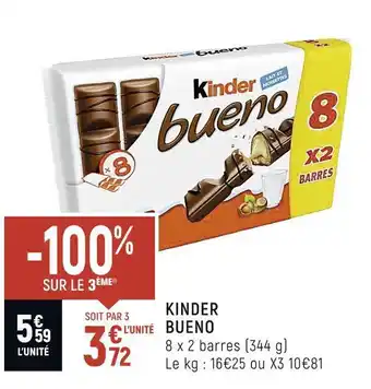 Spar Kinder bueno kinder bueno offre