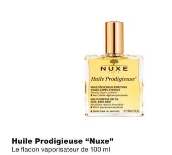 Monoprix Nuxe huile prodigieuse offre
