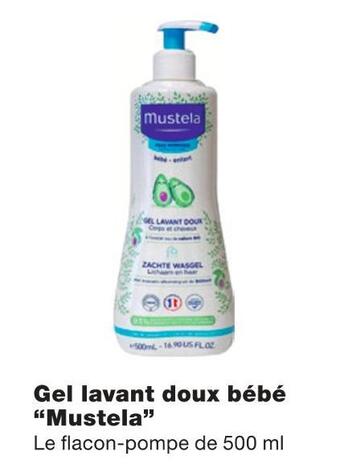 Monoprix Mustela gel lavant doux bébé offre