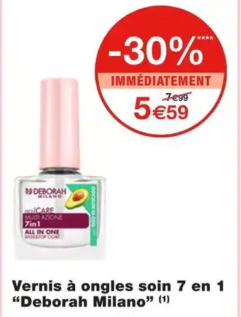 Monoprix Deborah milano vernis à ongles soin 7 en 1 offre