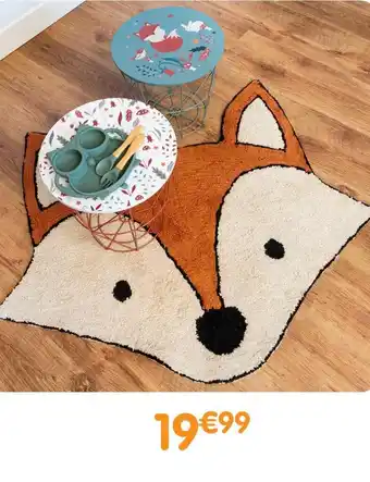 b&m Tapis renard offre