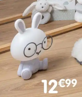 b&m Veilleuse lapin lunettes offre