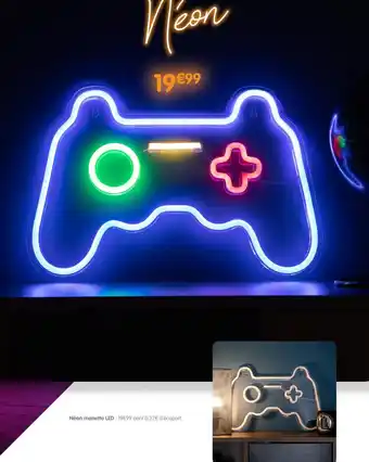 b&m Néon manette led offre