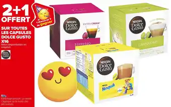 Carrefour Market Dolce gusto bon plan sur toutes les capsules dolce gusto x16 offre