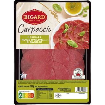 Auchan Supermarché Carpaccio bigard offre
