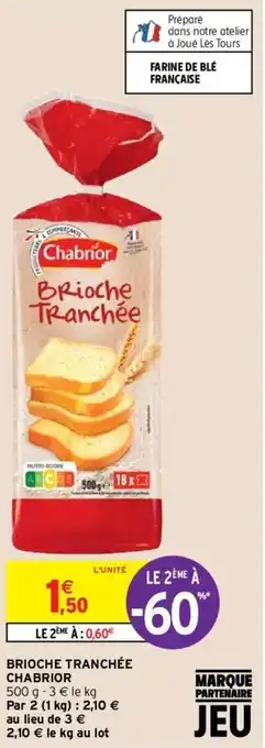 CHABRIOR brioche tranchée