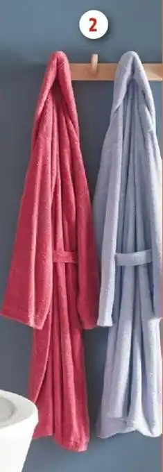 Intermarché Peignoir de bain en coton recyclé domédia offre