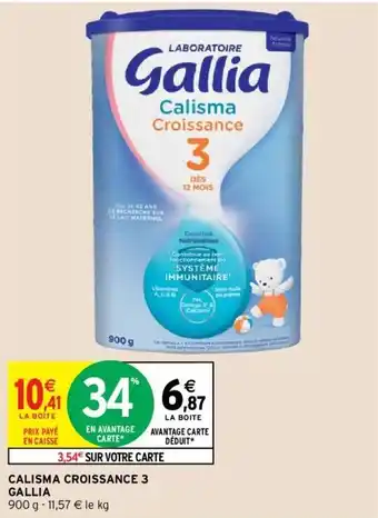 Intermarché GALLIA calisma croissance 3 offre