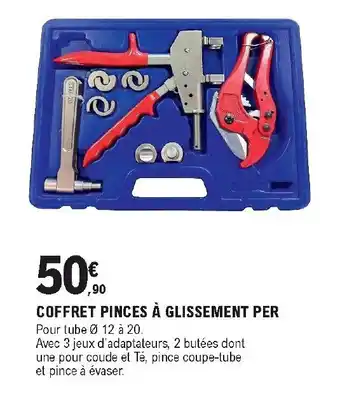 Coffret pinces Ă glissement per