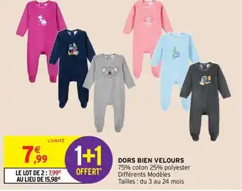 Intermarché Dors bien velours offre