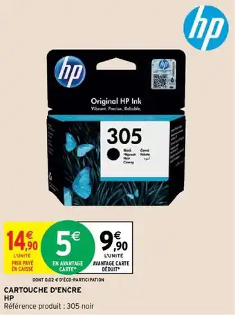 Intermarché HP cartouche d'encre offre