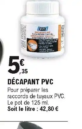 Decapant PVC