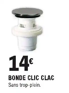 E.Leclerc Brico Bonde clic clac offre